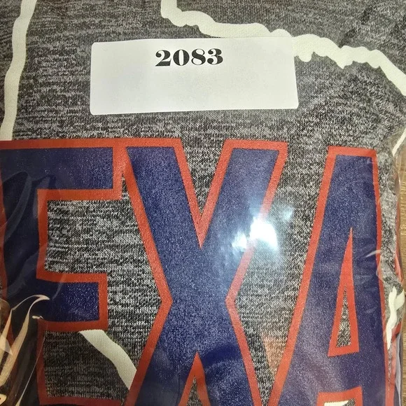 Wear Code Texas Graphic Hoodie Small Gray Space Dye Fleece Sweatshirt - Picture 7 of 7